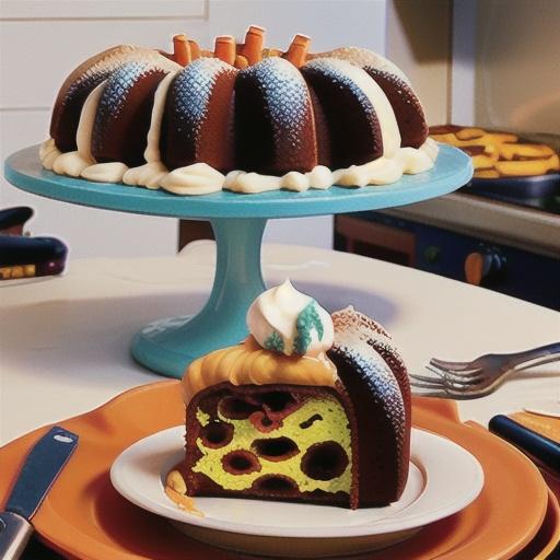 Carrot Bundt Cake with Cream Cheese Filling