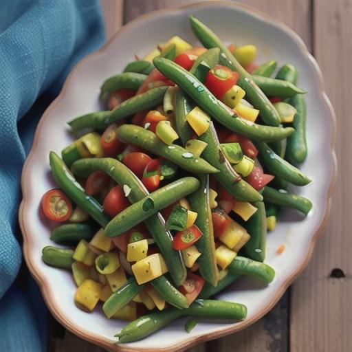 Green Beans With Salsa
