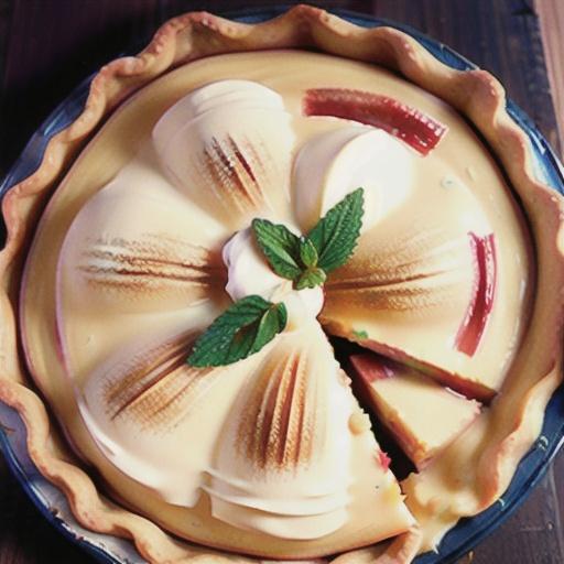 Rhubarb Cream Pie