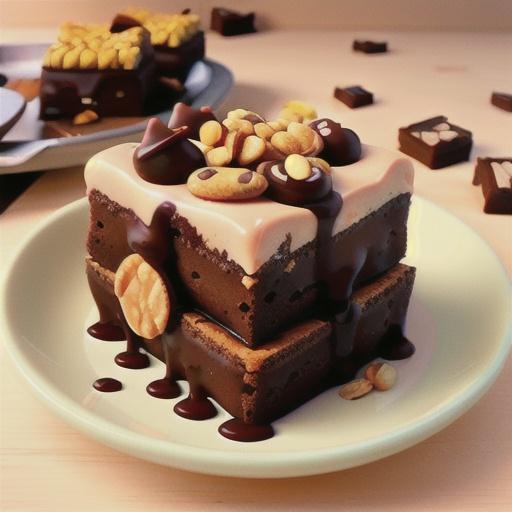 Crunchy Peanut Butter Blast Brownies