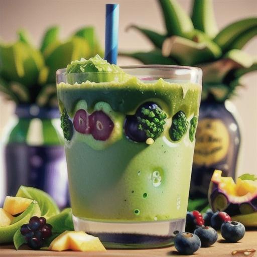 Delicious Fruity Green Smoothie
