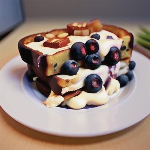 Blueberry French Toast Bake