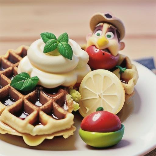 Lemon Cream Pie Waffles