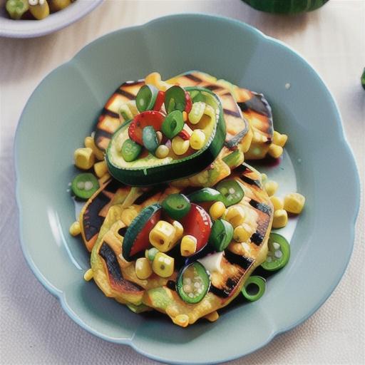 Corn and zucchini fritters