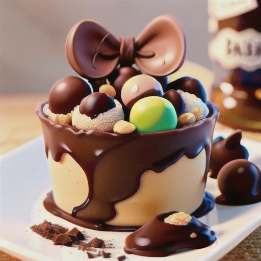 Chocolate rum ball truffles