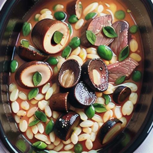 Slow Cooker Beef, Barley, and Mushroom Stew