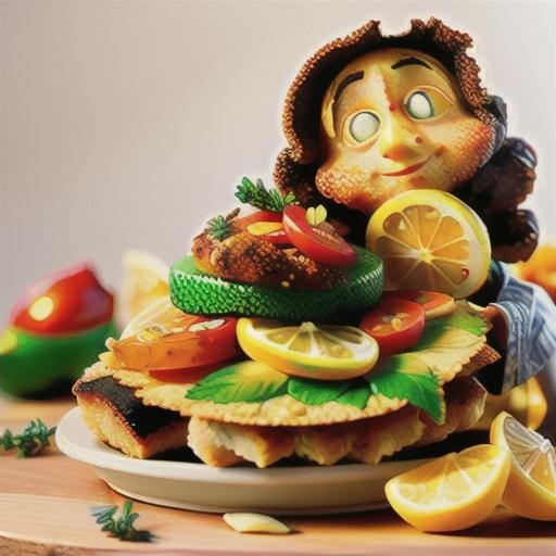 Gluten-free almond and lemon thyme chicken schnitzel