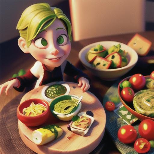 Pesto and Tomato Crostini