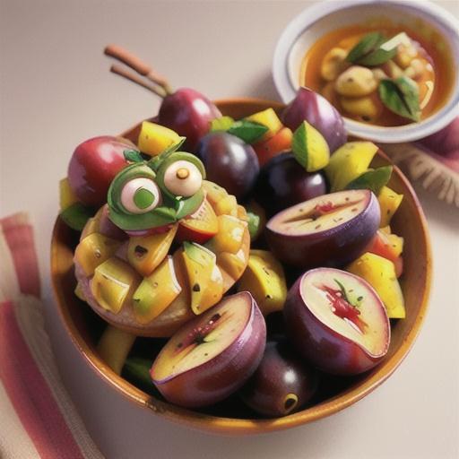 Spicy Oven-Roasted Plums