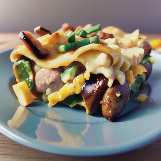 Cheesy Sausage and Potato Breakfast Casserole