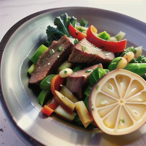 Spicy beef and kale stir-fry