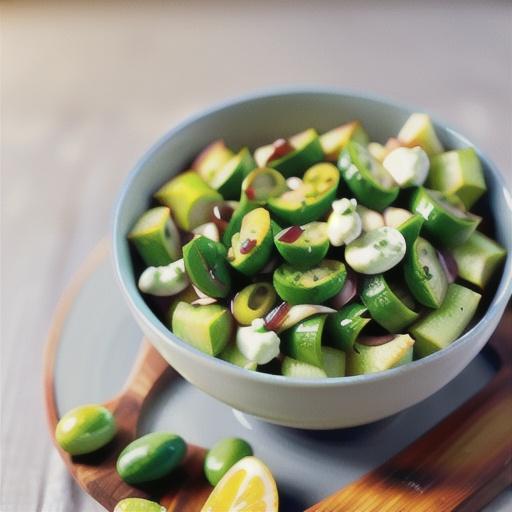 Fava Bean Dip with Goat Cheese and Garlic