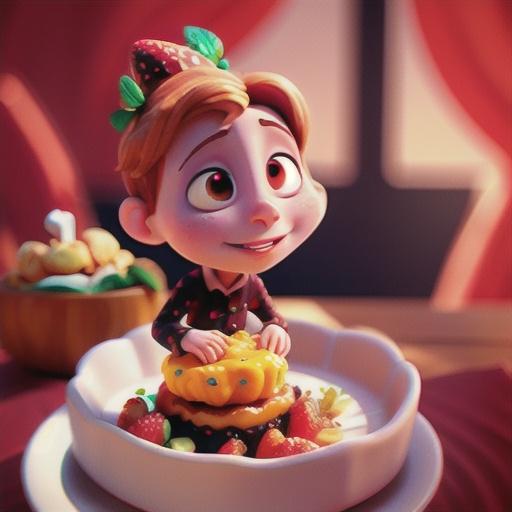 Strawberry and butternut mascarpone parfait