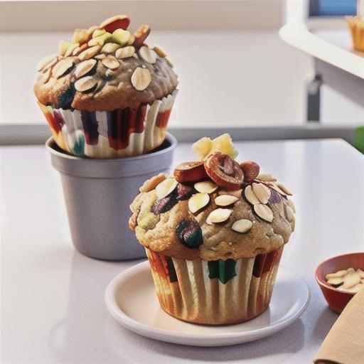 Breakfast muesli muffins