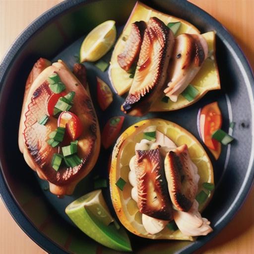 Keto Lemon-Garlic Chicken Thighs in the Air Fryer