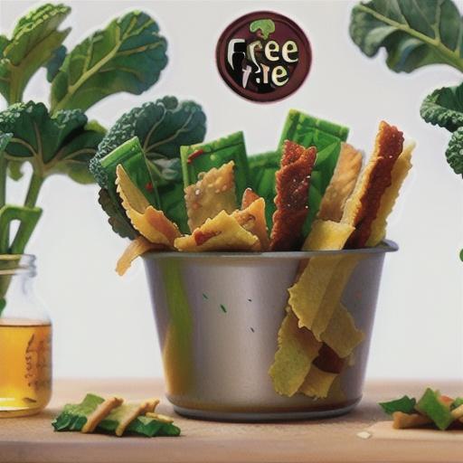 Gluten-Free Sweet Kale Chips with Honey
