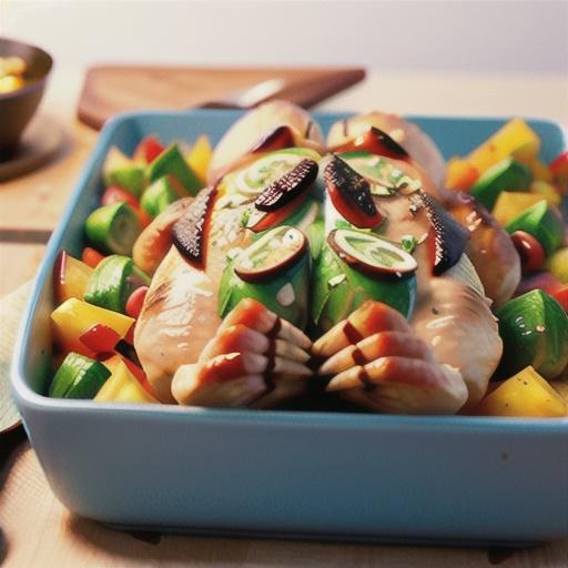 Portuguese roast chicken