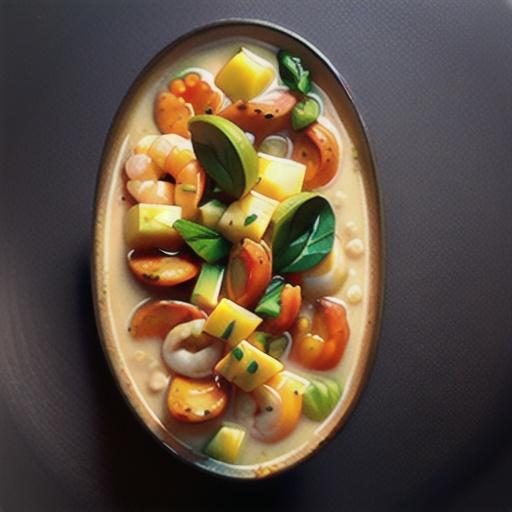 Prawn and chorizo chowder