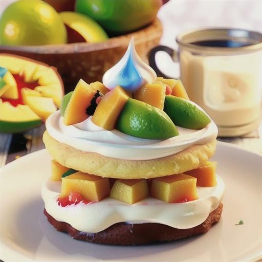 Mango-Lime Shortcakes