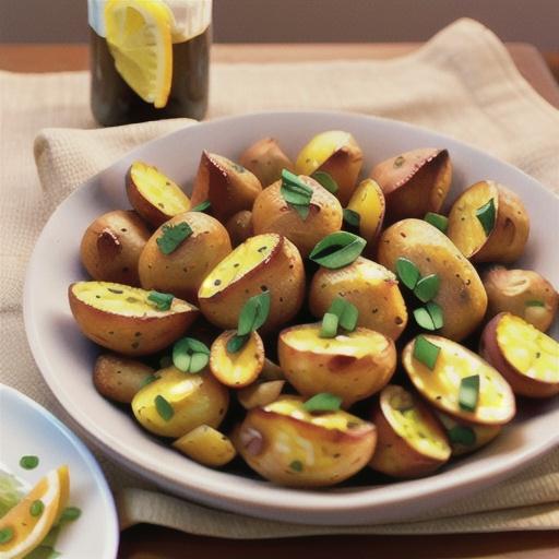 Lemon-Garlic Roasted Potatoes