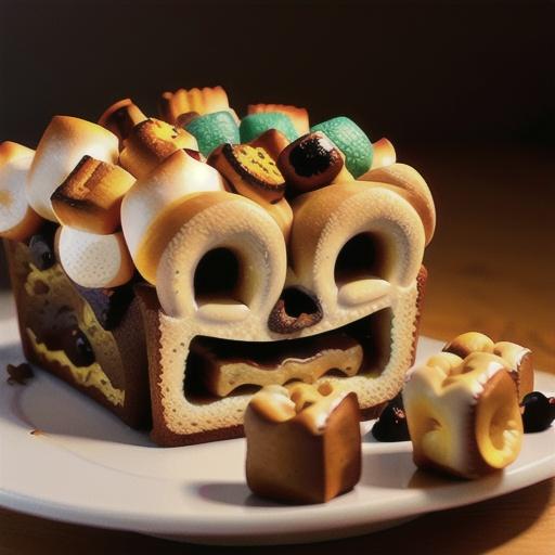 Pumpkin Spice Bread with Toasted Marshmallows