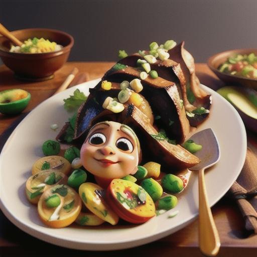 Indian-spiced leg of lamb