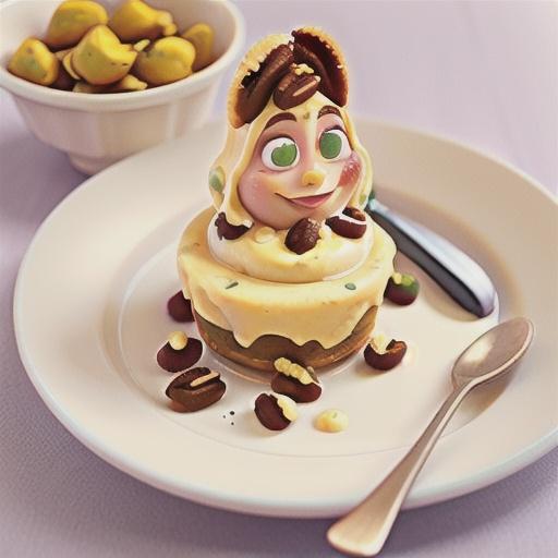 Dairy-free custard freeze with maple pecans