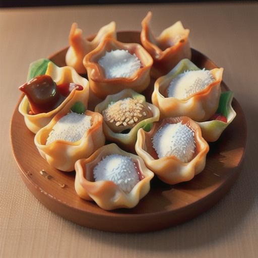 Air-Fried Sweet Wontons