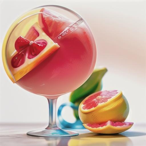 Campari and grapefruit sorbet