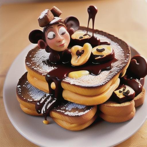 Chocolate and Peanut Butter-Stuffed French Toast