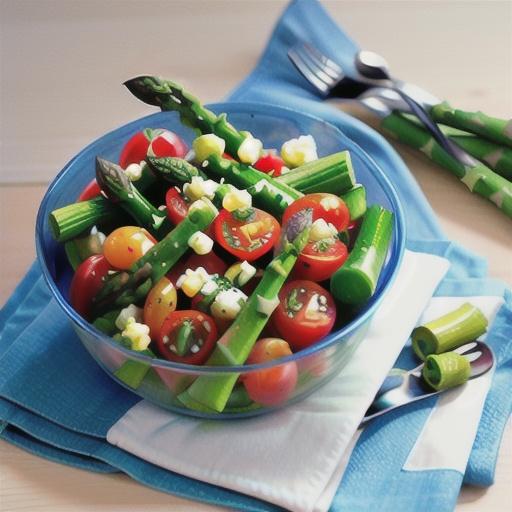 Fresh Asparagus, Tomato, and Feta Salad
