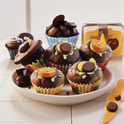 Choc-orange muffins