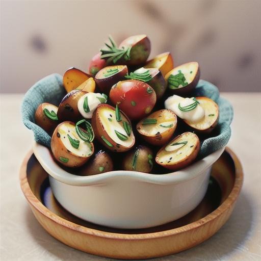 Rosemary Smashed Potatoes