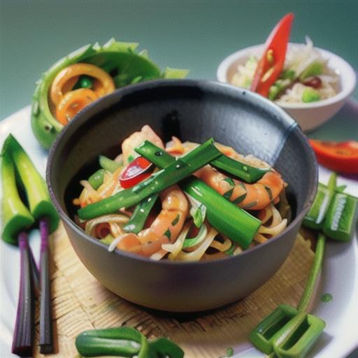 Thai drunken noodles