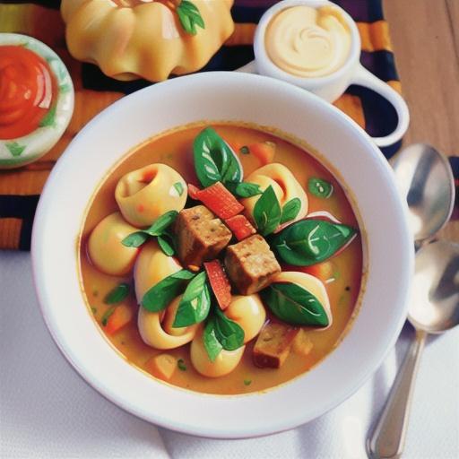 Tomato Tortellini Soup With Italian Sausage