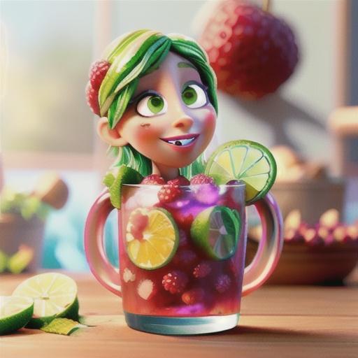 Raspberry-Mint Limeade