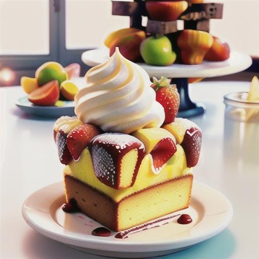 Fruit-Topped Lemon Pound Cake