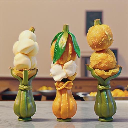 Fried Stuffed Squash Blossoms