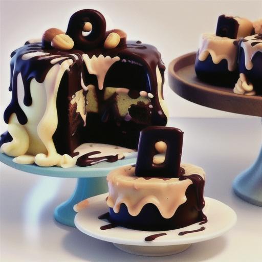 Peanut Butter Lovers Swirl Cakes