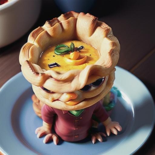 Thai chicken curry pie