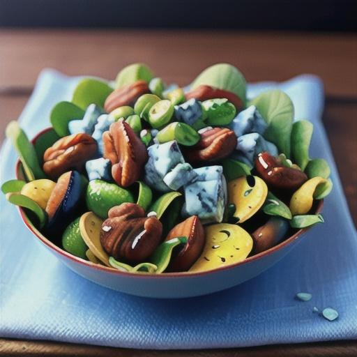 Blue Cheese, Walnut, and Chicory Salad