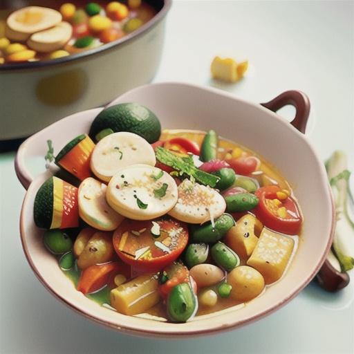 Bean and pumpkin stew