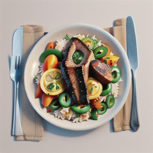 Middle Eastern T-bone steaks with jewelled rice