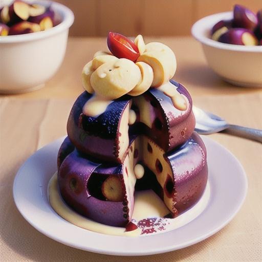 Traditional plum pudding