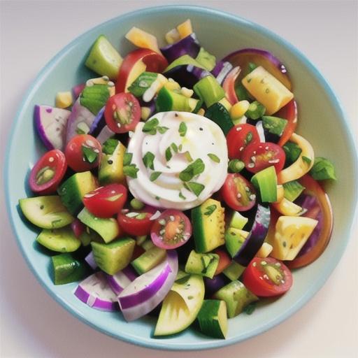 Greek chopped salad