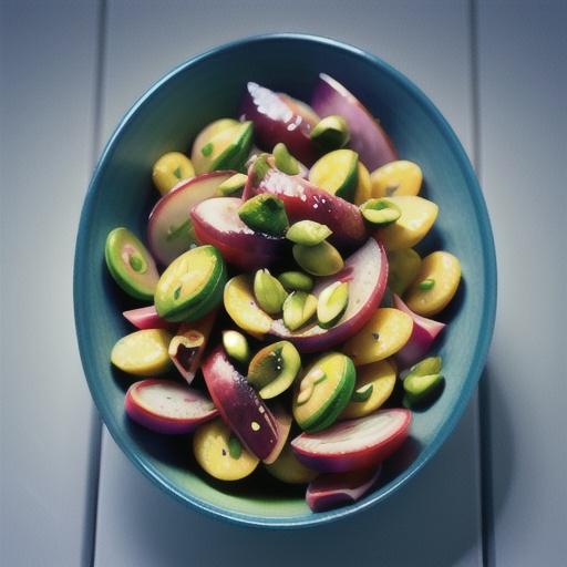 Radish Salad with Mint and Pistachios