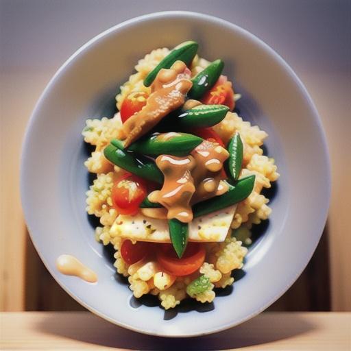 Quinoa with Tomatoes and Cheese