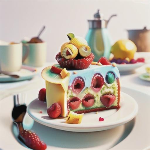 Lemon Raspberry Brunch Cake