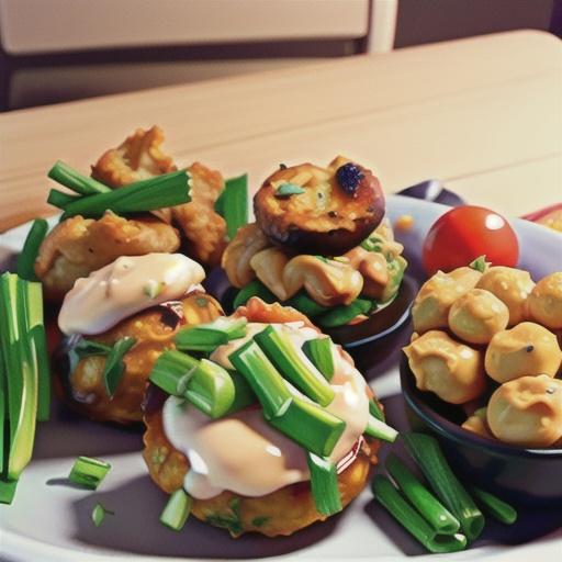 Buffalo Chicken Dipping Balls