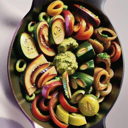 Zucchini Noodle Chicken Pesto Bowl